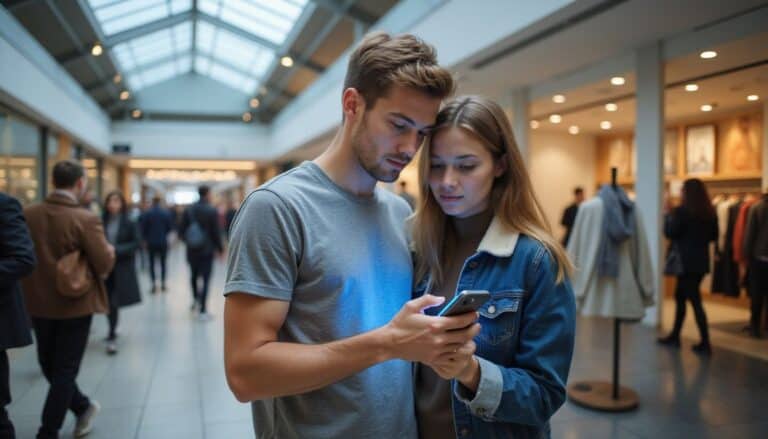 shopping with girlfriend 392317699