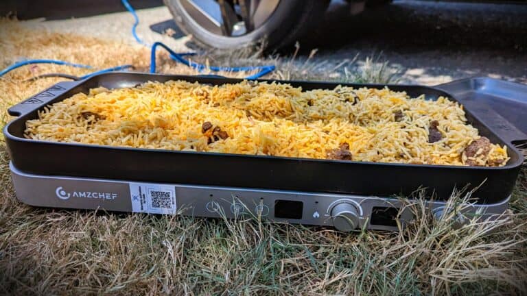 AMZCHEF Double Induction Cooktop Camping