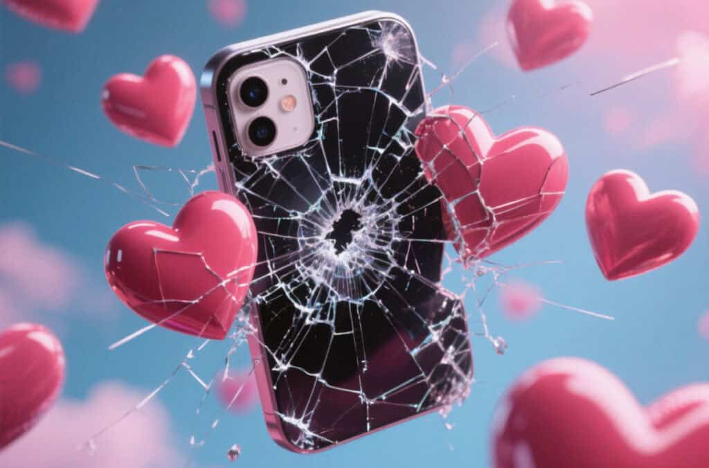 The Day That Flirting Magic Died for Me Was the Day I Tried My First AI Wingman App 2 phone with broken hearts