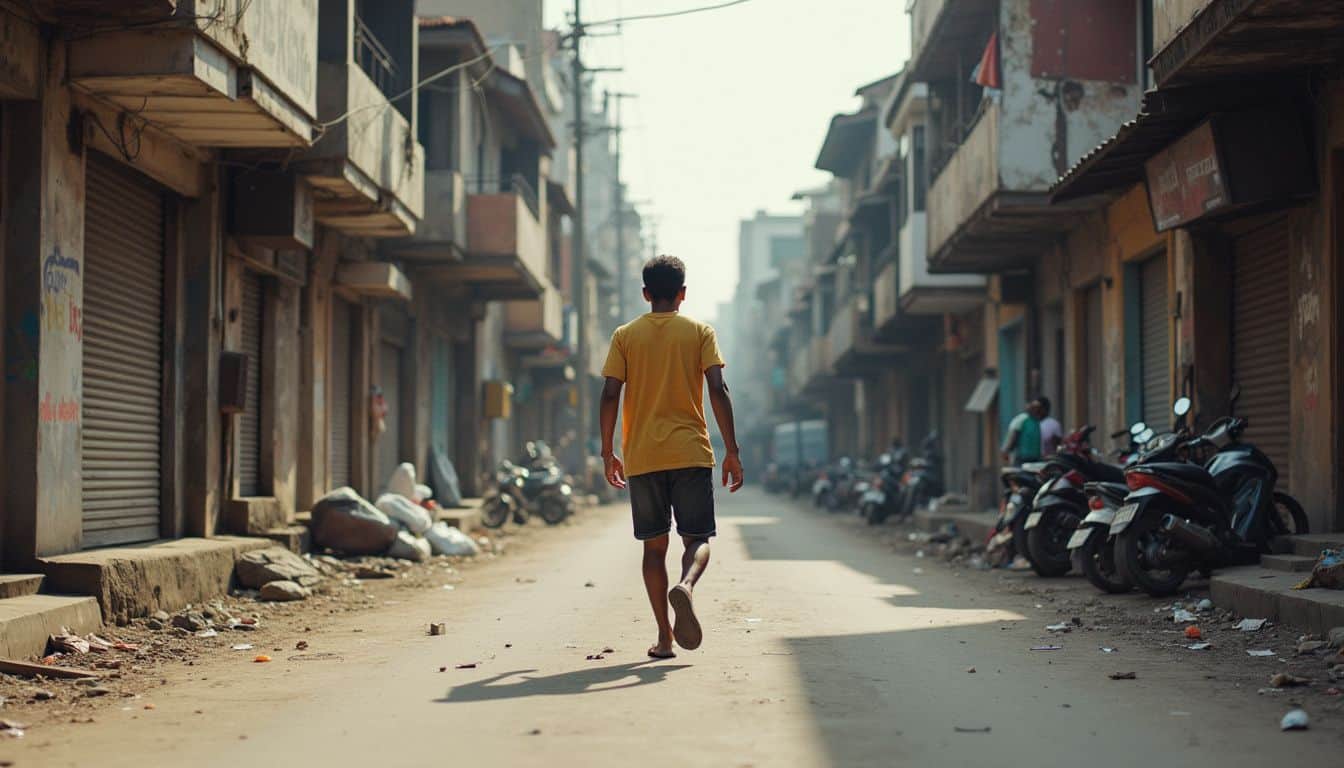 An urban street with daily activities, showing social rules in action. An urban street with daily activities, showing social rules in action.