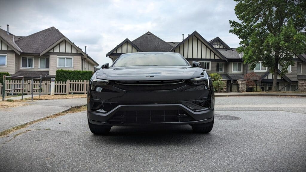 2025 Polestar 3 Long Range Dual Motor Review 2 2025 Polestar 3 Front View, in black