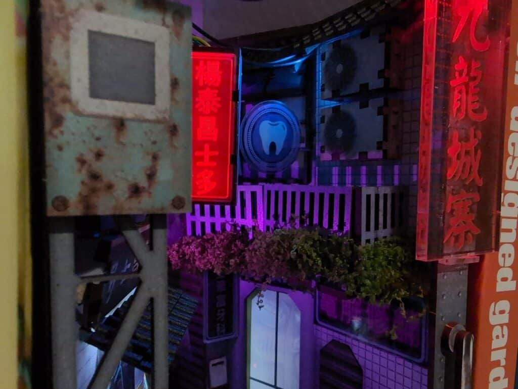 The Perfect Book Nook Gifts for Dads, Husbands & Book-Loving Guys 3 Kowloon Walled City Book Nook Looking Inside