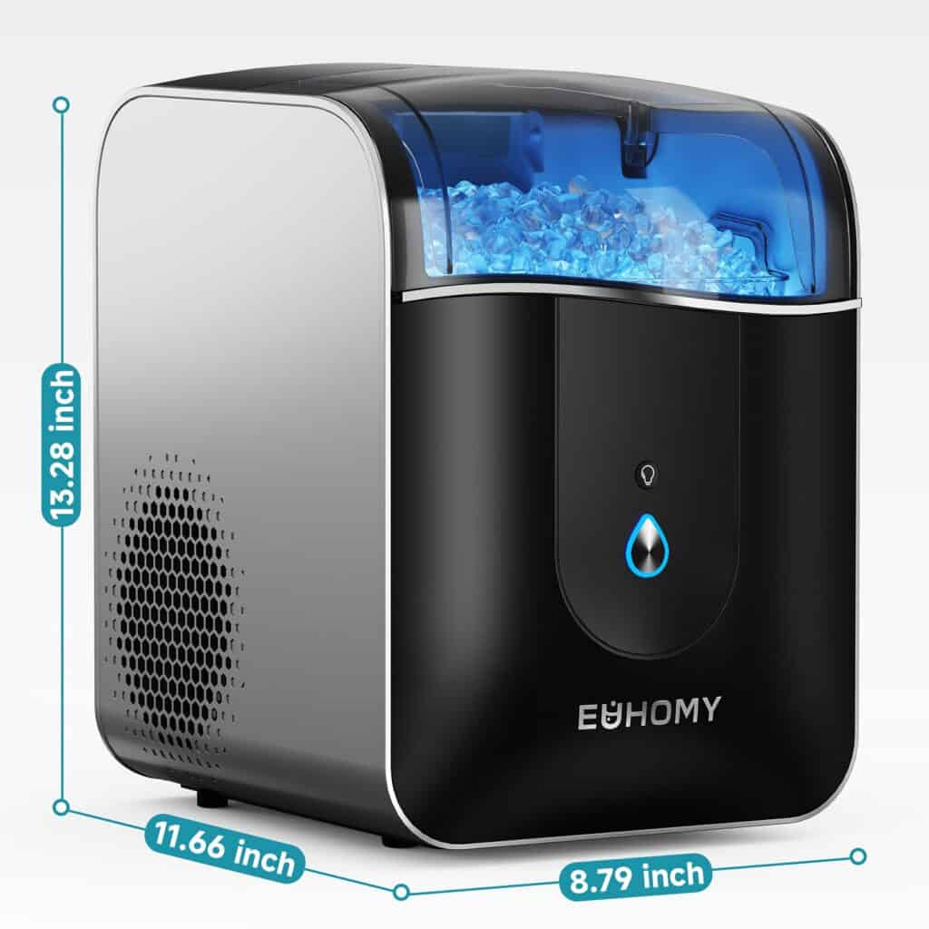 Euhomy Pearl L1 Pro Nugget Ice Maker Review 3 Euhomy Pearl L1 Pro Nugget Ice Maker Review 2