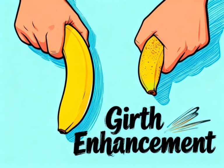 Fresh bananas being peeled, illustrating the concept of Girth Enhancement in a colorful, cartoon style. Perfect for health, fitness, or nutritional content related to increasing body girth naturally.