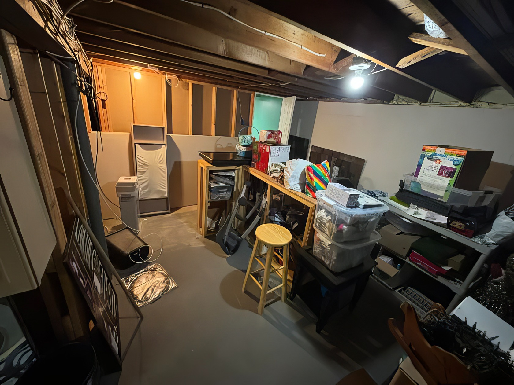 Unfinished Mancave 1