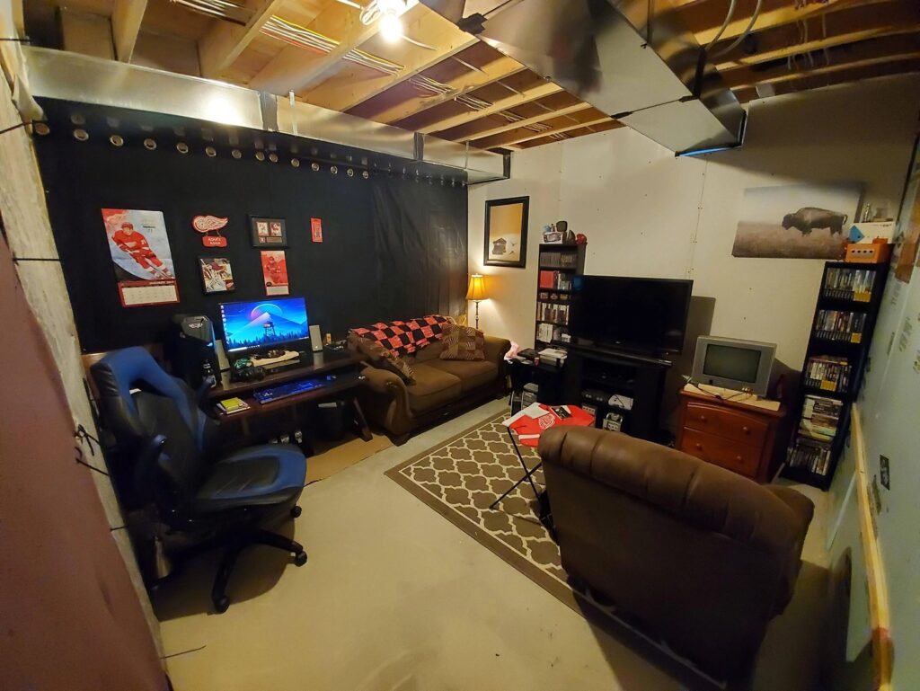 The Unfinished Mancave: 7 Steps to the Ultimate Den 4 Unfinished Mancave 3