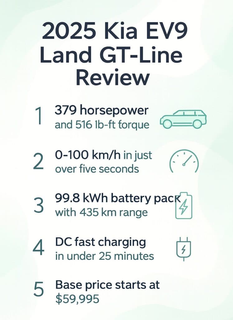 2025 Kia EV9 GT-Line Review 2 2025 Kia EV9 Land GT-Line review, electric SUV, high-performance electric vehicle, eco-friendly transportation, advanced battery technology, fast charging, modern design, automotive innovation, Kia electric car models.