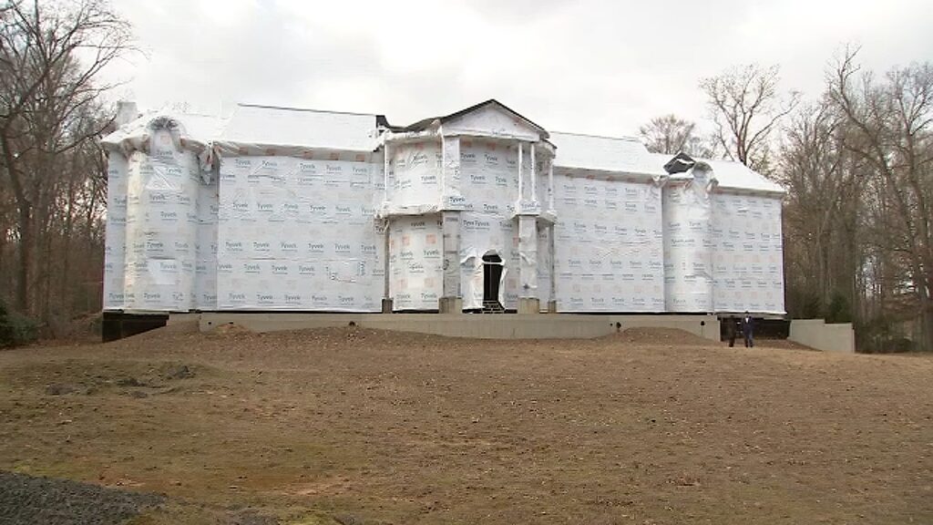 Unfinished Mansions: 4 Mysterious Estates Exposed 2 unfinished Cherry Hill Mansion in New Jersey 1