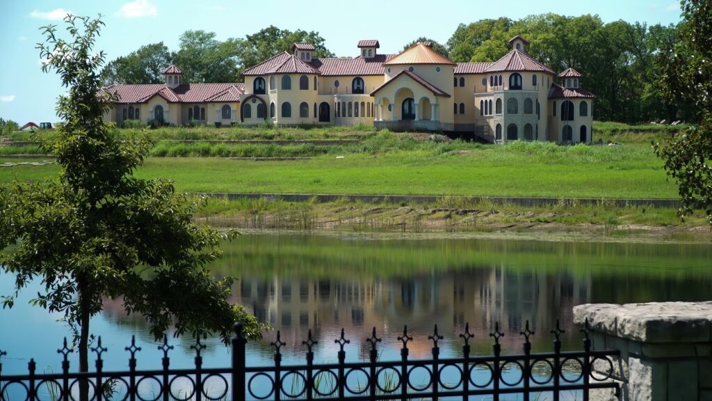 Unfinished Mansions: 4 Mysterious Estates Exposed 8 unfinished Longview Lake Mansion in Missouri 1 2