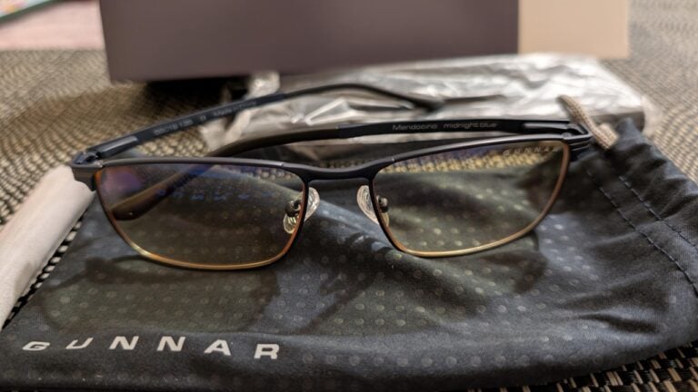 GUNNAR Mendocino blue light blocking glasses review