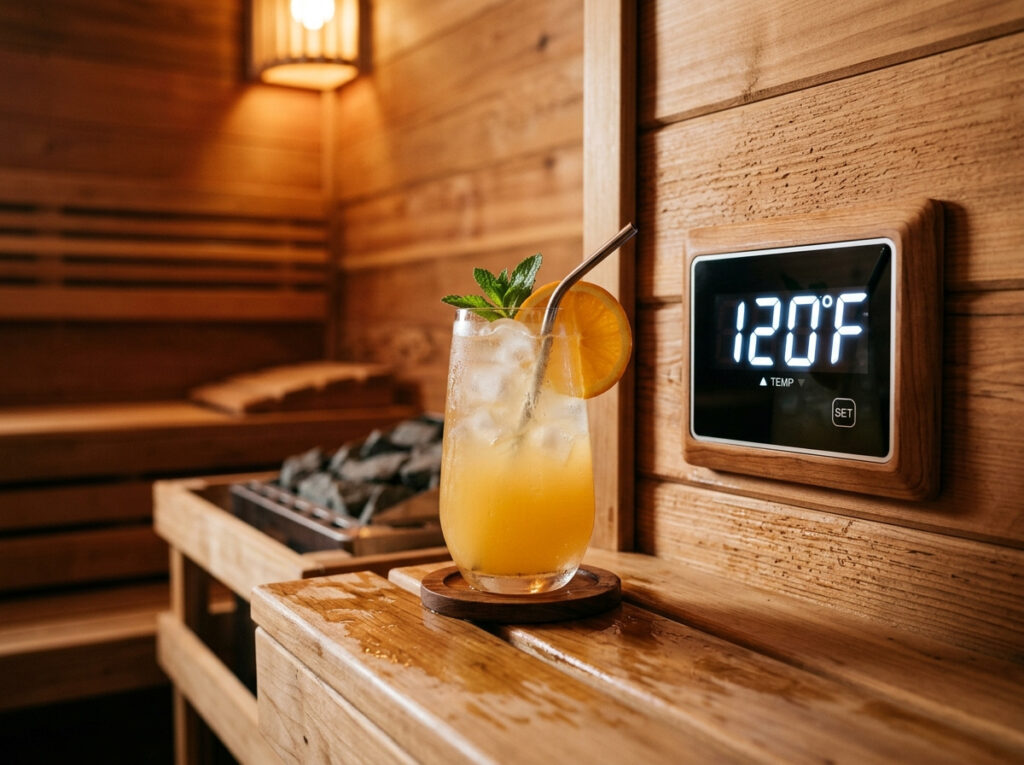 sauna hydration temperature control