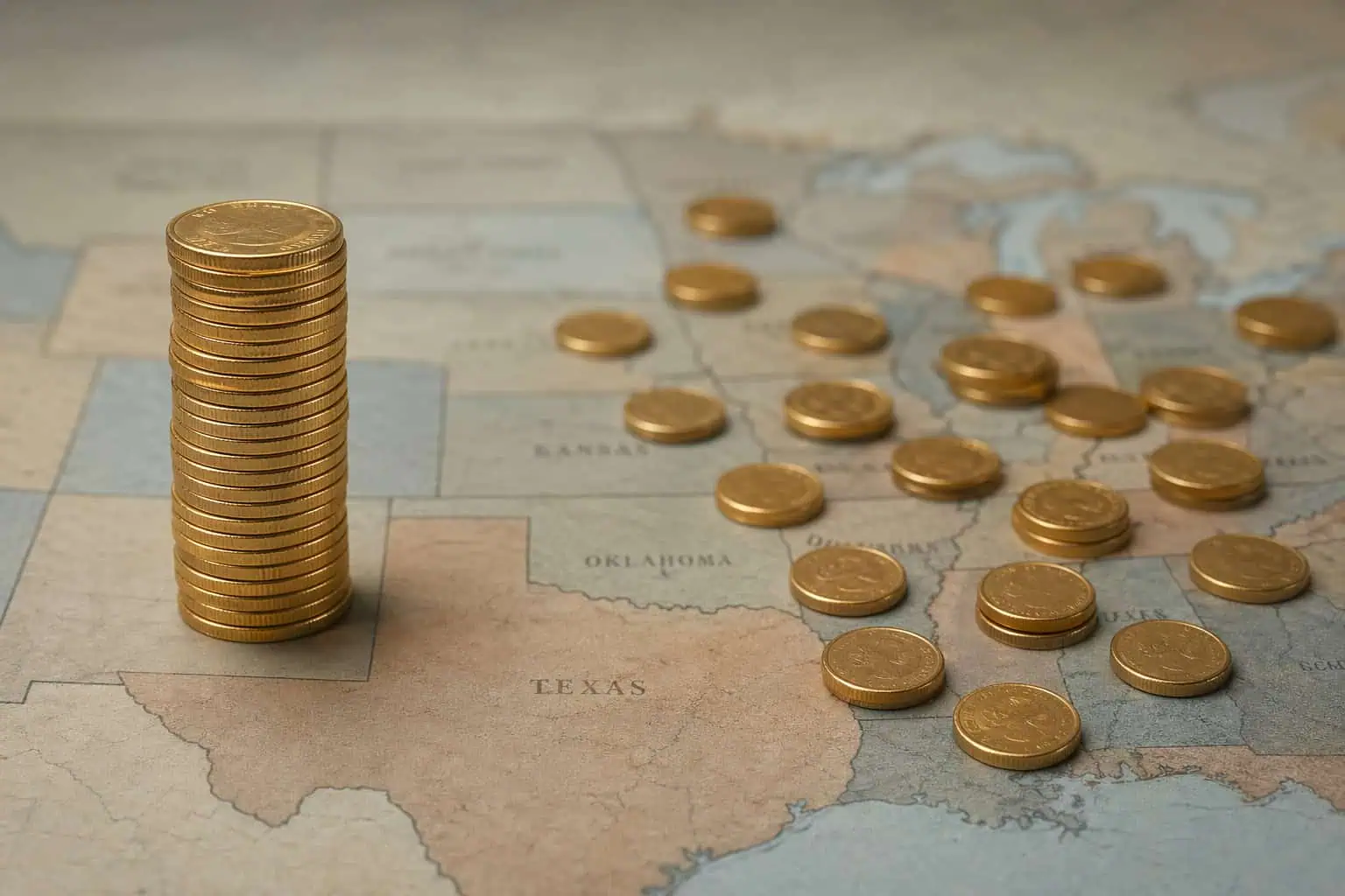 Comparison of unified global financial systems versus fragmented US state financial laws.
