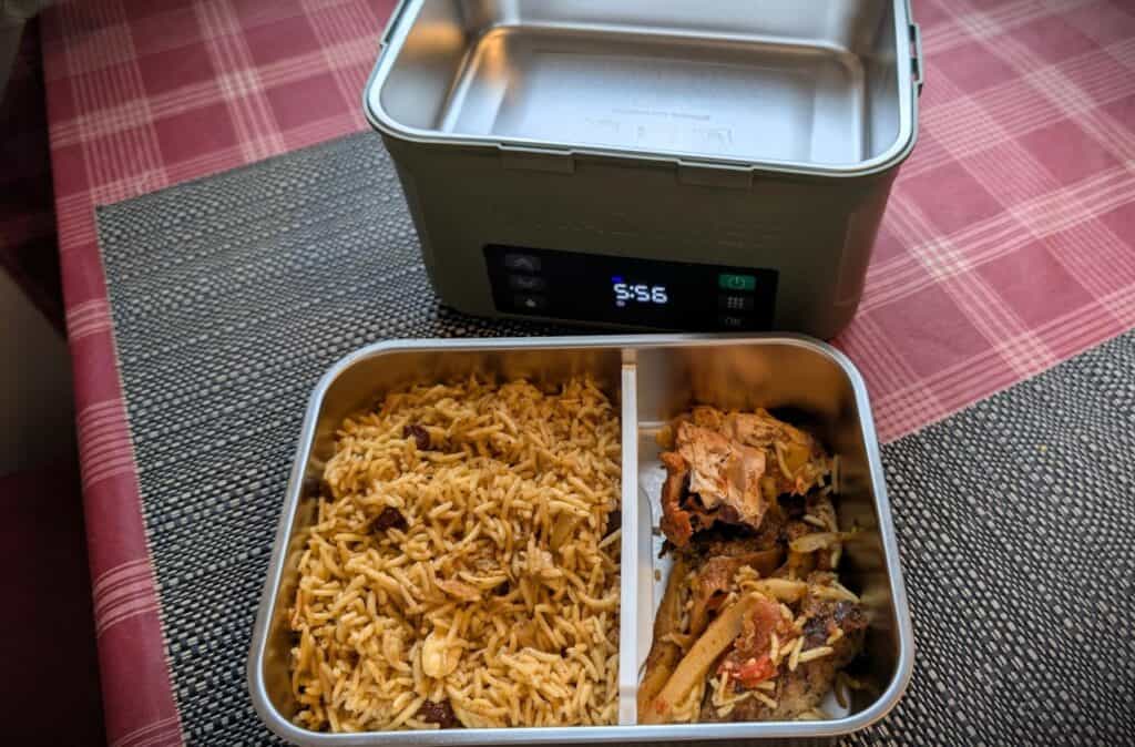 AMZCHEF Cordless Electric Heated Lunch Box Review