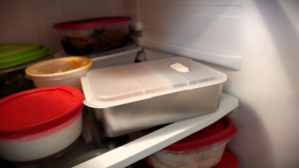 AMZCHEF Cordless Electric Heated Lunch Box In Fridge