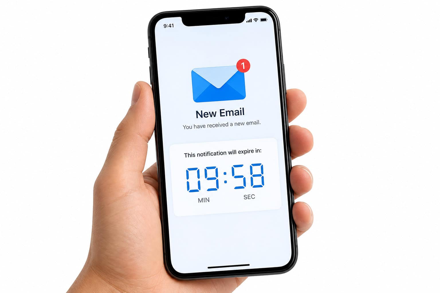 Goose Dating App Download: Why You Can't Get It Yet (56,000 Pre-Downloads) 3 Smartphone showing Goose verification email with 10-minute countdown timer.