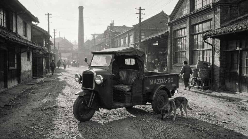 Mazda in North America: From Rotary Gamble to Record Sales 2 mazda go three wheel rickshaw