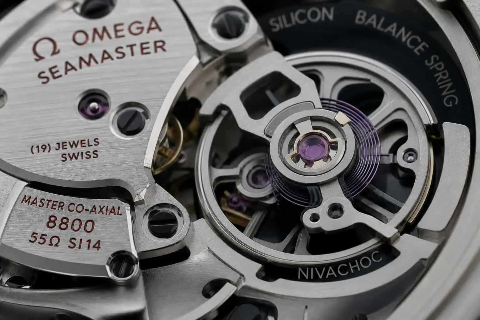 Omega vs Rolex Durability: Which Watch Can Take a Beating? 2 Omega Master Chronometer movement with silicon balance spring for magnetic resistance