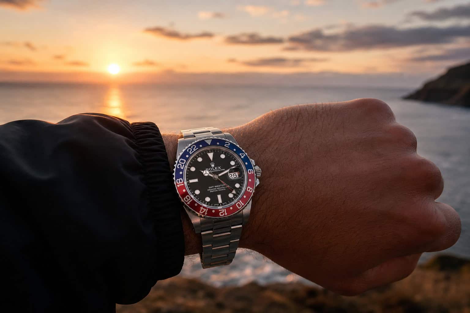 Rolex GMT-Master II Pepsi bezel as an investment-grade watch choice