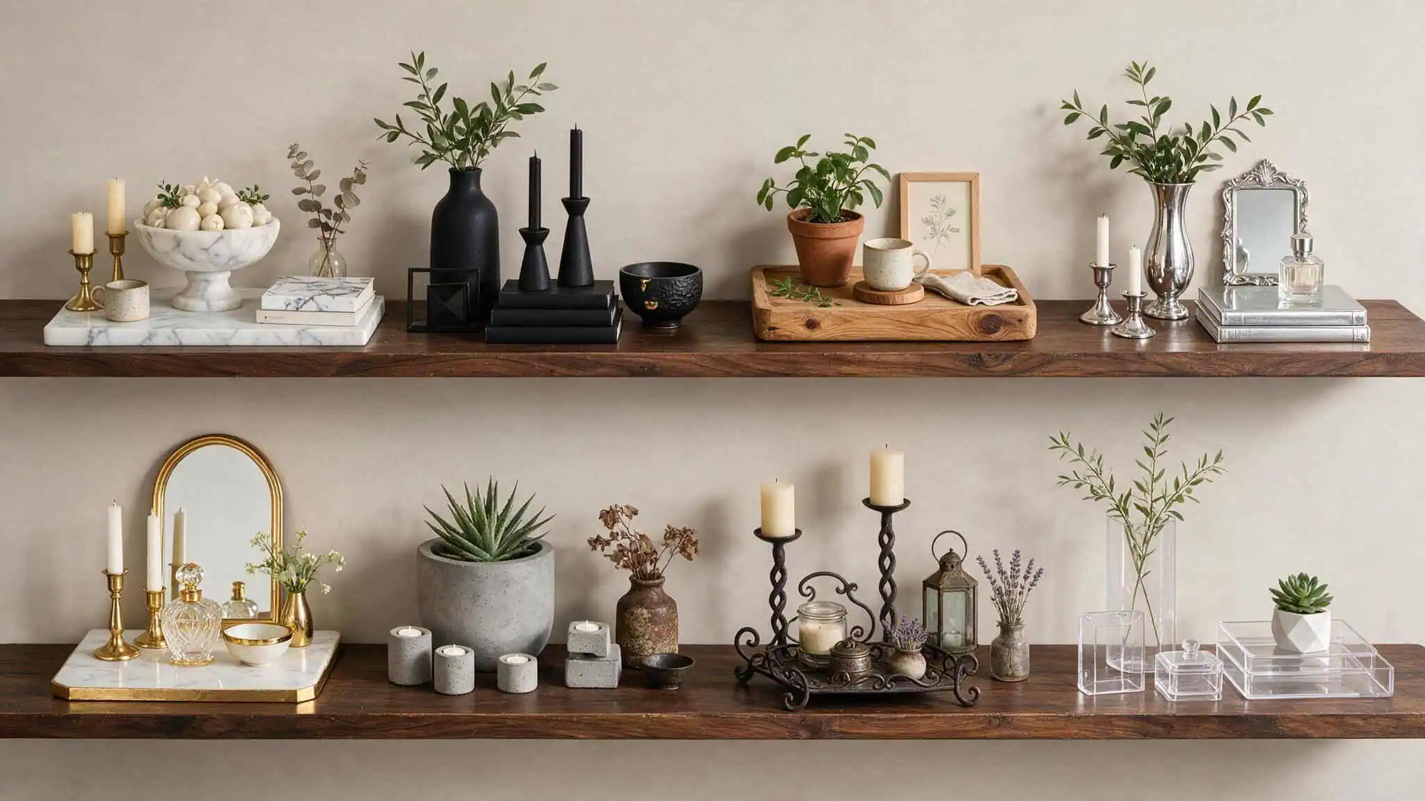8 Masculine Aesthetic Room Archetypes: Products, Prices & Real Market Data 2 Eight decor items representing masculine interior archetypes like moody sophistication and retro luxe