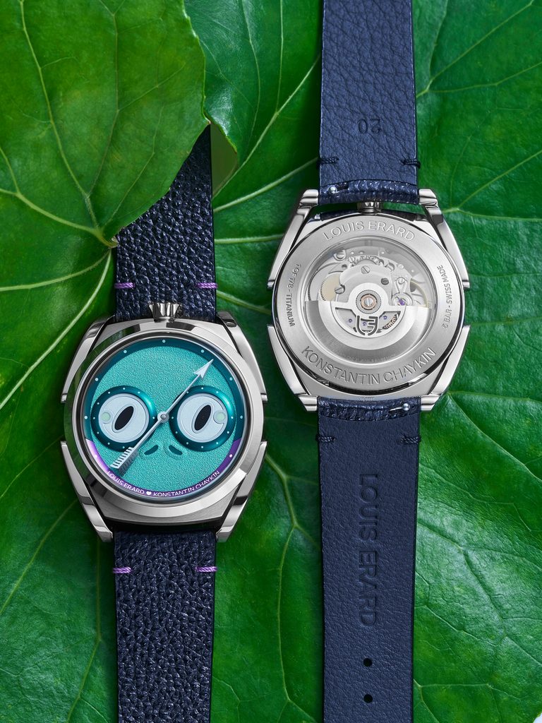 Louis Erard X Konstantin Chaykin Unfrogettable: Two Colorways, One Frog-Eye Display 3 Louis Erard X Konstantin Chaykin Unfrogettable 3 768x1024 1
