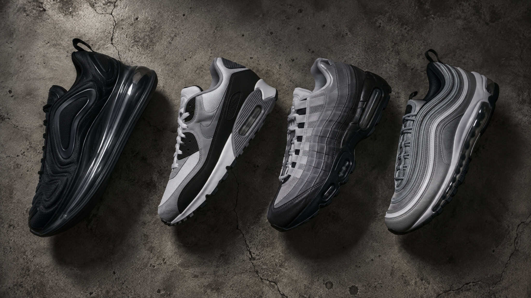 Nike Shoes That Make You Taller: Lab-Measured Stack Heights 3 Air Max 720, 90, 95 and 97 sneakers with no published caliper-measured stack heights