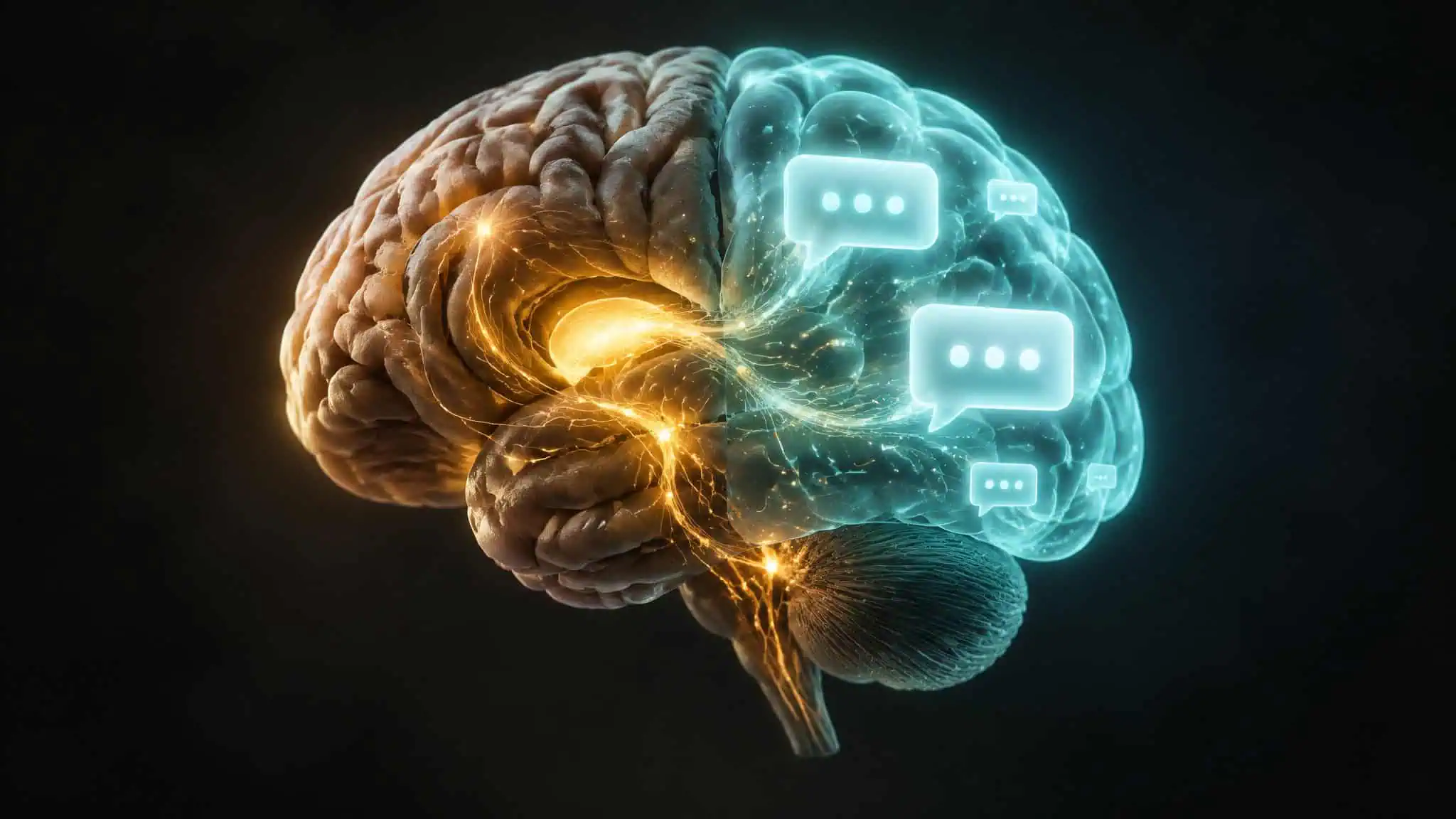 Dopamine reward loop in the brain triggered by AI girlfriend chatbot messages