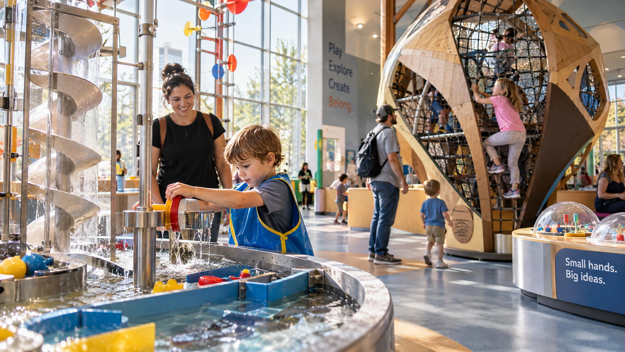 Kids playing at The DoSeum interactive children's museum in San Antonio