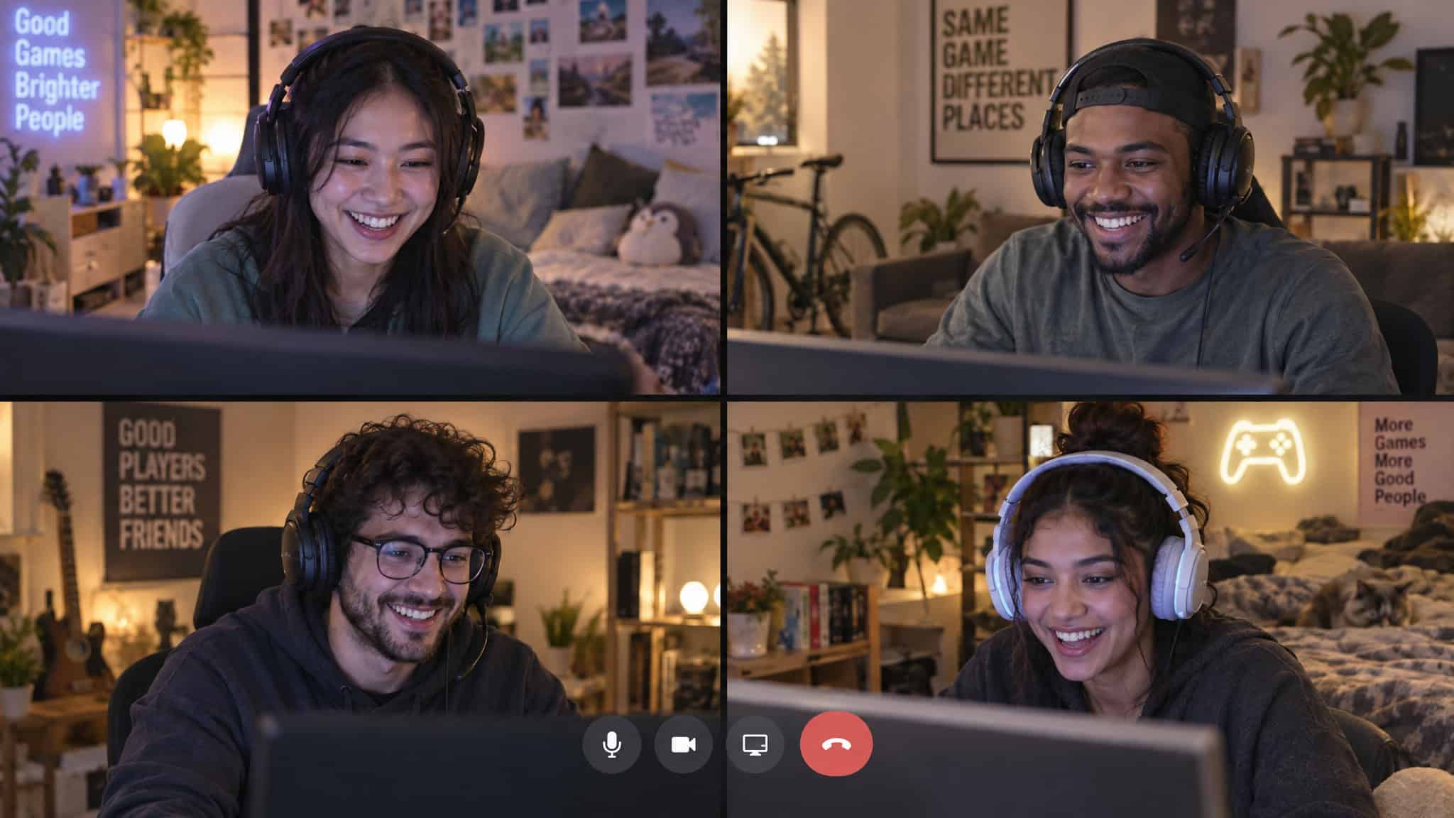 Why Do Men Like Video Games? What Stanford's Brain-Scan Study Found Inside the Male Reward Circuit 4 Mixed-gender casual gamers illustrating who plays games versus who claims the gamer label