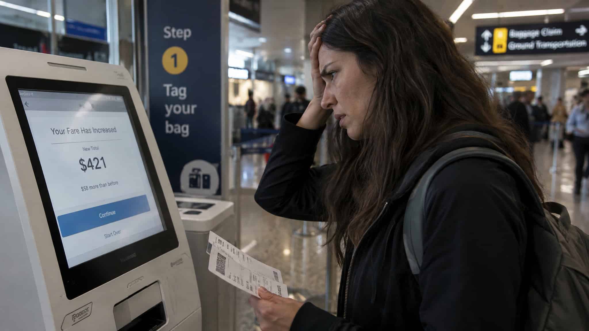 Google Flights vs Skyscanner for Finding Cheap Flights: Where the $40 'Deal' Falls Apart 3 Ghost fare surprise as displayed flight price jumps with bag fees at airline checkout