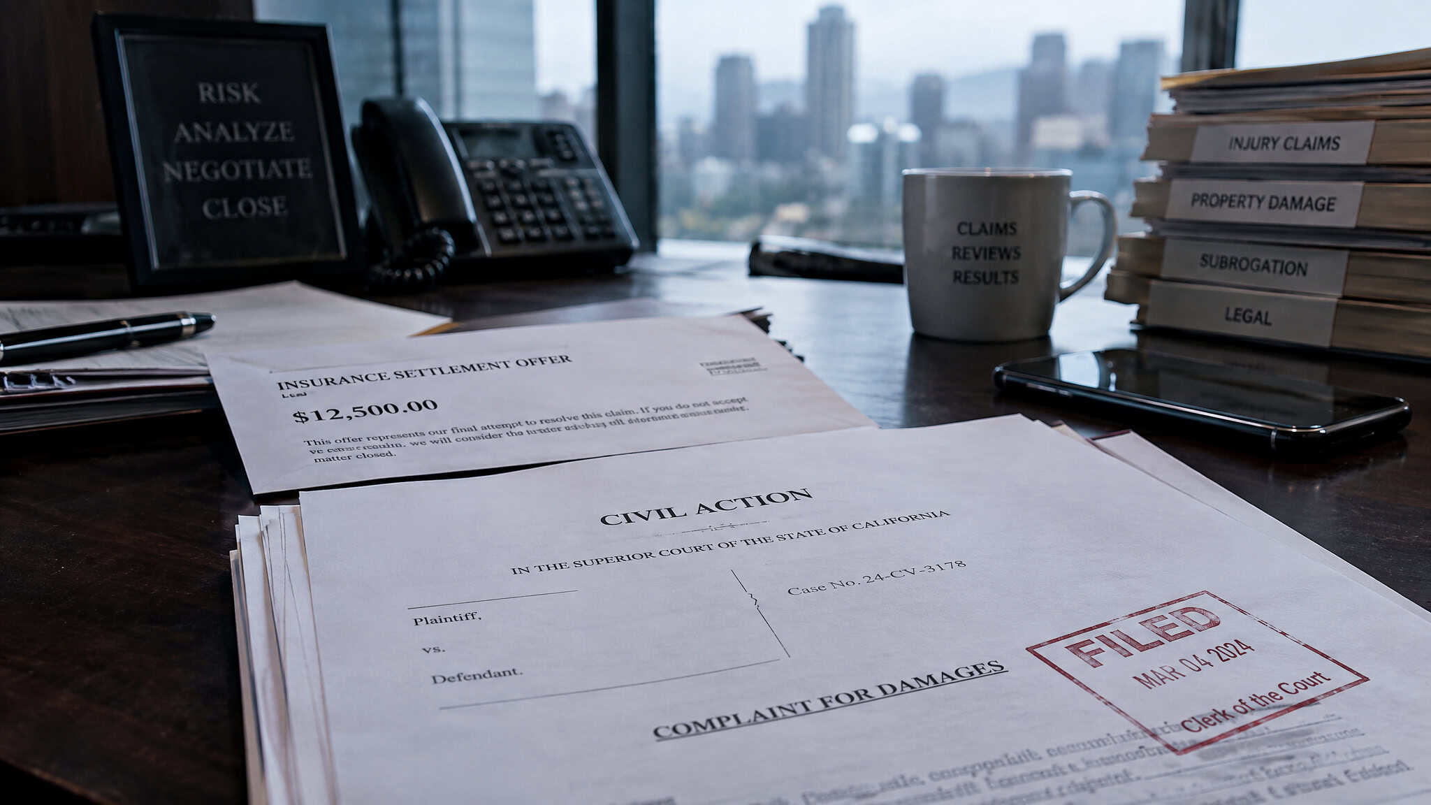 Do Personal Injury Lawyers Go to Court? The Real Trial Rate Is Under 4% 4 Insurance company settlement offer compared with filing a lawsuit