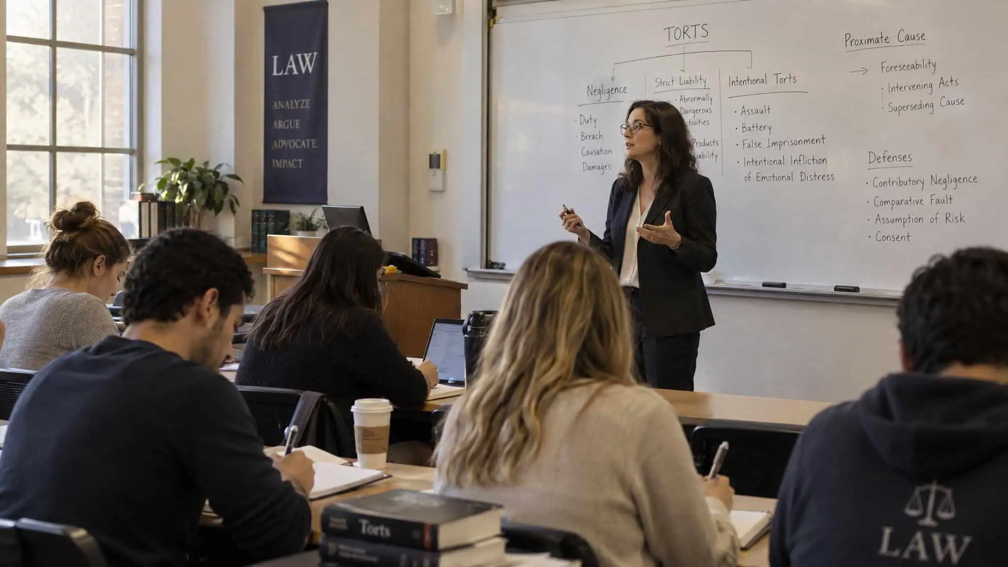 How to Become a Personal Injury Lawyer: The 7-9 Year Roadmap From LSAT to First Contingency Case 2 Law student building personal injury skills in torts and trial advocacy coursework
