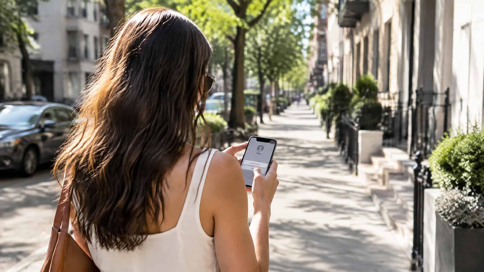 Emotional Consequences of Being the Other Woman: What Secrecy and Waiting Actually Do to You 4 Woman walking away after going no contact, ending the channels that keep an affair alive