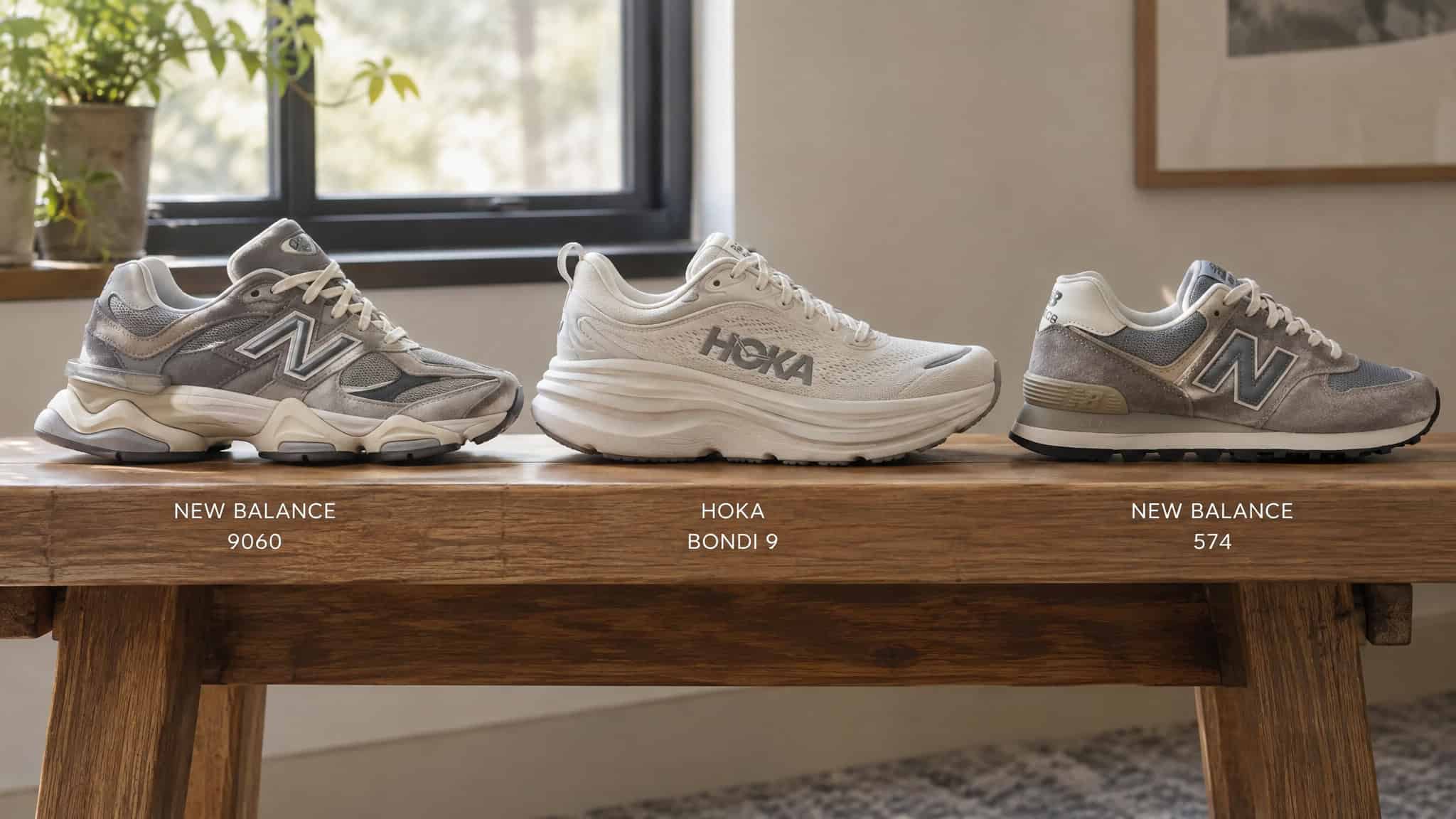 Nike Shoes That Make You Taller: Lab-Measured Stack Heights 4 New Balance 9060, HOKA Bondi 9 and 574 sneakers compared against Nike heel stacks
