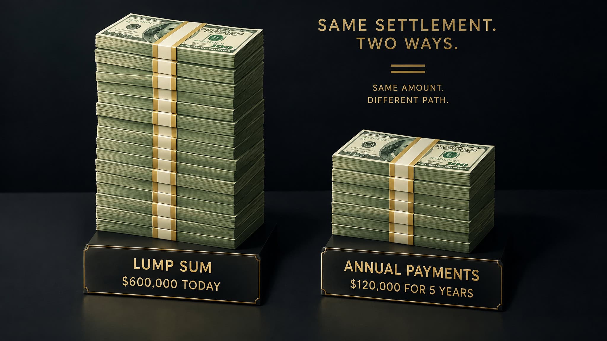 Personal Injury Lawyer Cost: Contingency Fees Explained 3 Settlement deduction order comparison showing fee-first versus expenses-first math and the dollar difference