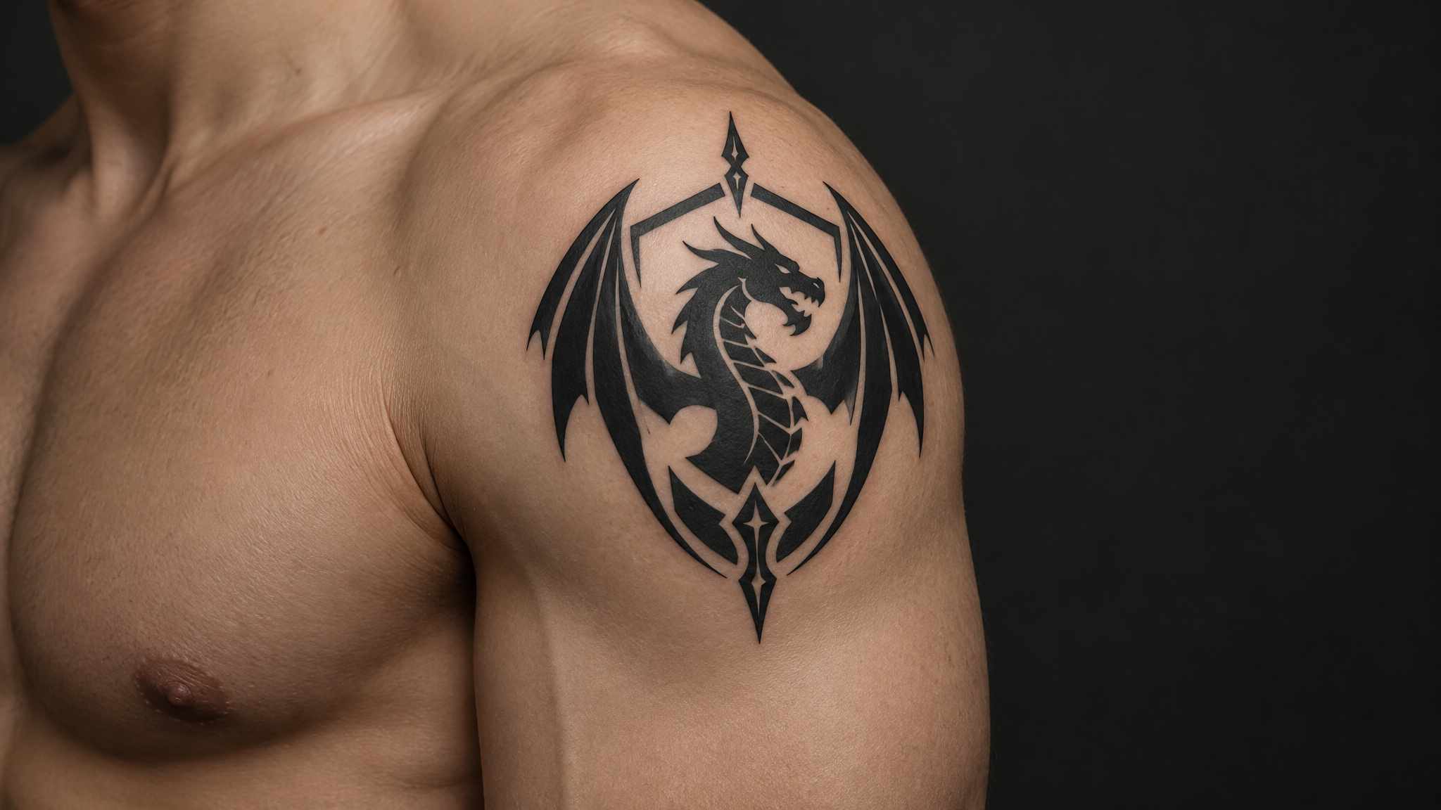 Best Gaming Tattoo Ideas, Ranked — With Artist Rules on What Survives on Skin 3 Skyrim Seal of Akatosh tattoo design as a geometric imperial dragon emblem