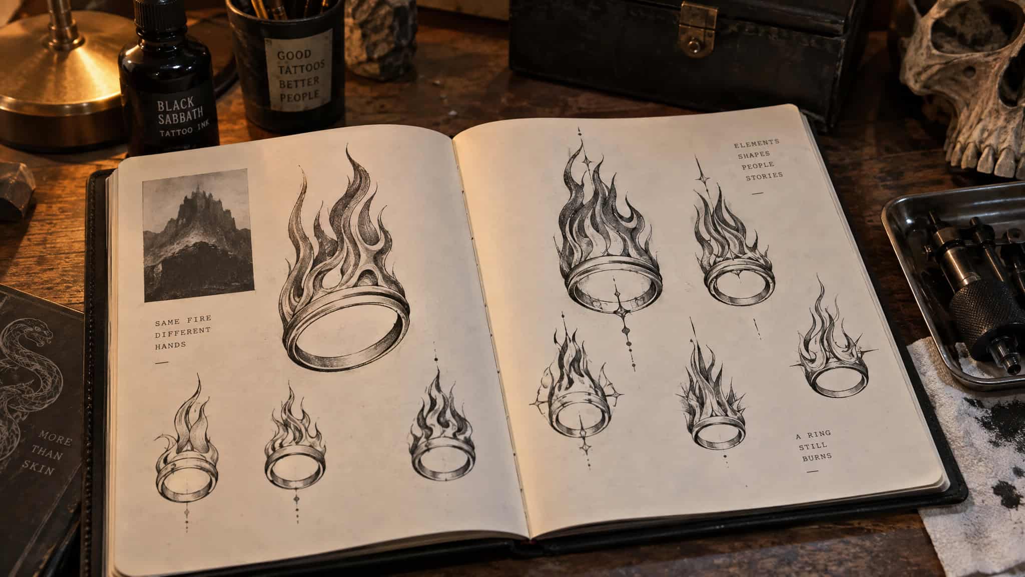 Video Game Tattoos Ideas by Franchise: Zelda, Pokémon, Dark Souls & More 2 Tattoo artist portfolio showing repeated identical designs proving an icon is overdone