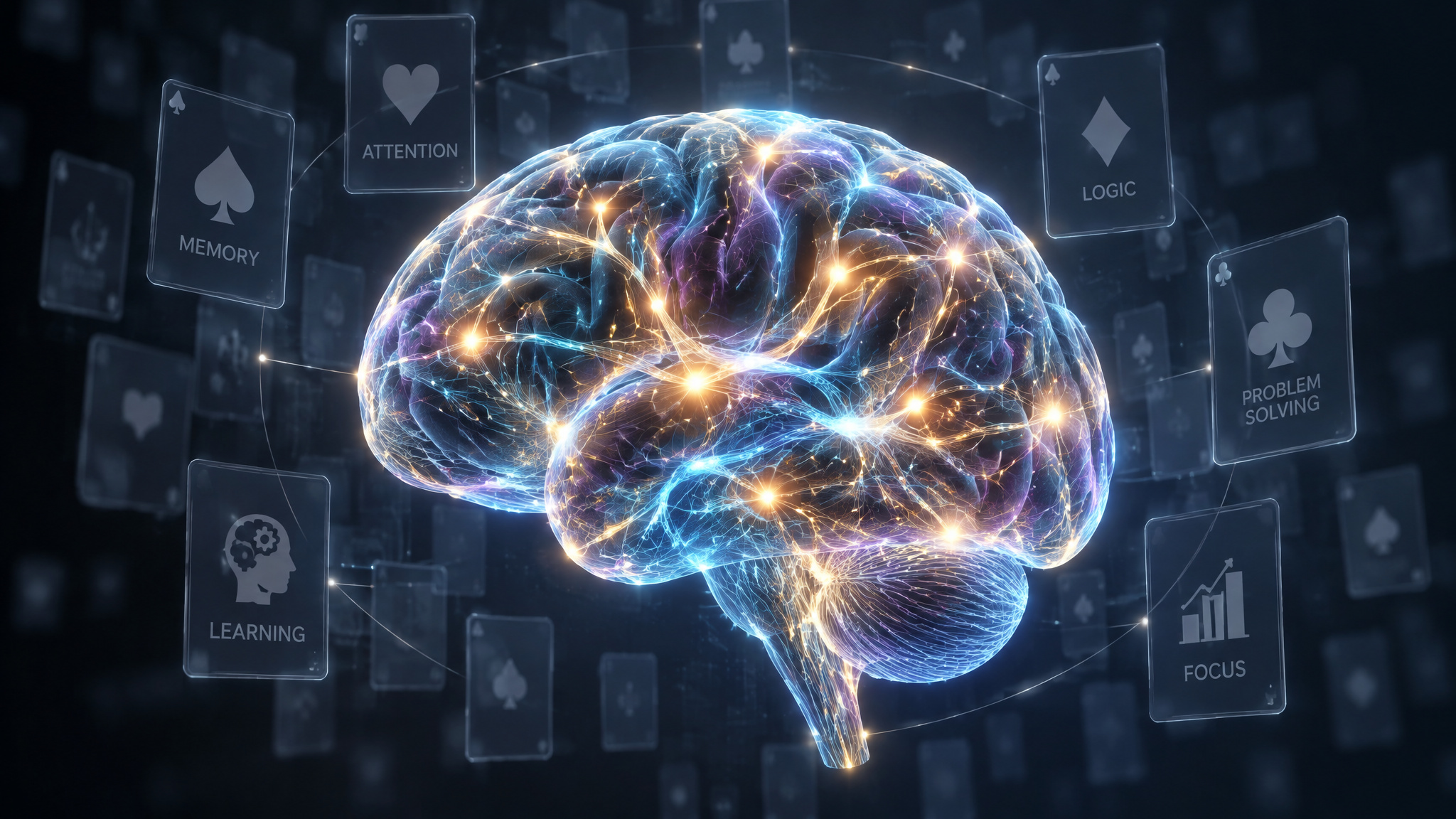 Benefits of Playing Solitaire: A Disciplined Mental Workout 3 Solitaire training the brain's cognitive functions and memory.