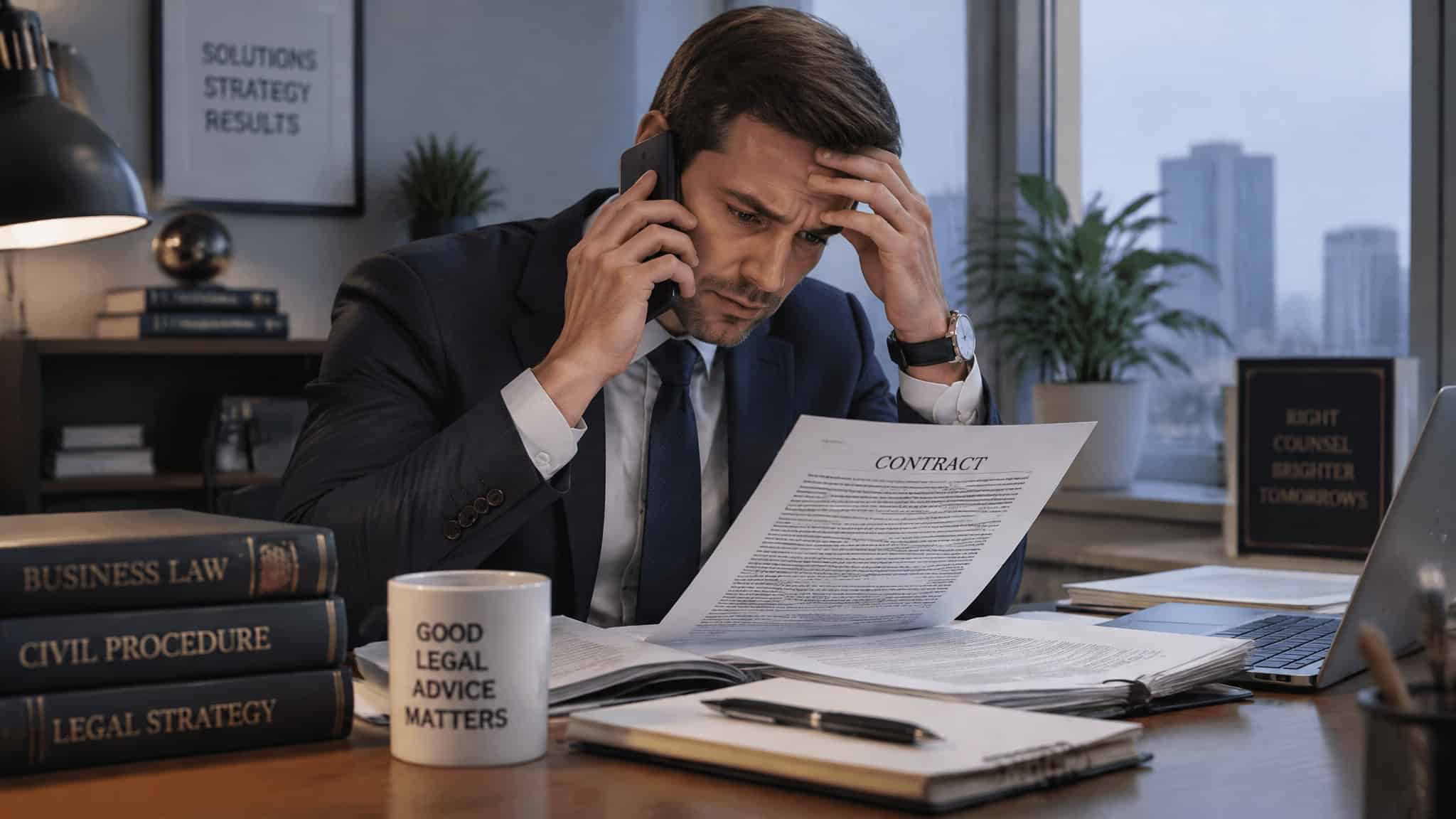 What to Do After a Truck Accident: Protect Your Health & Claim 3 Consulting with a lawyer after a truck accident to protect legal rights.