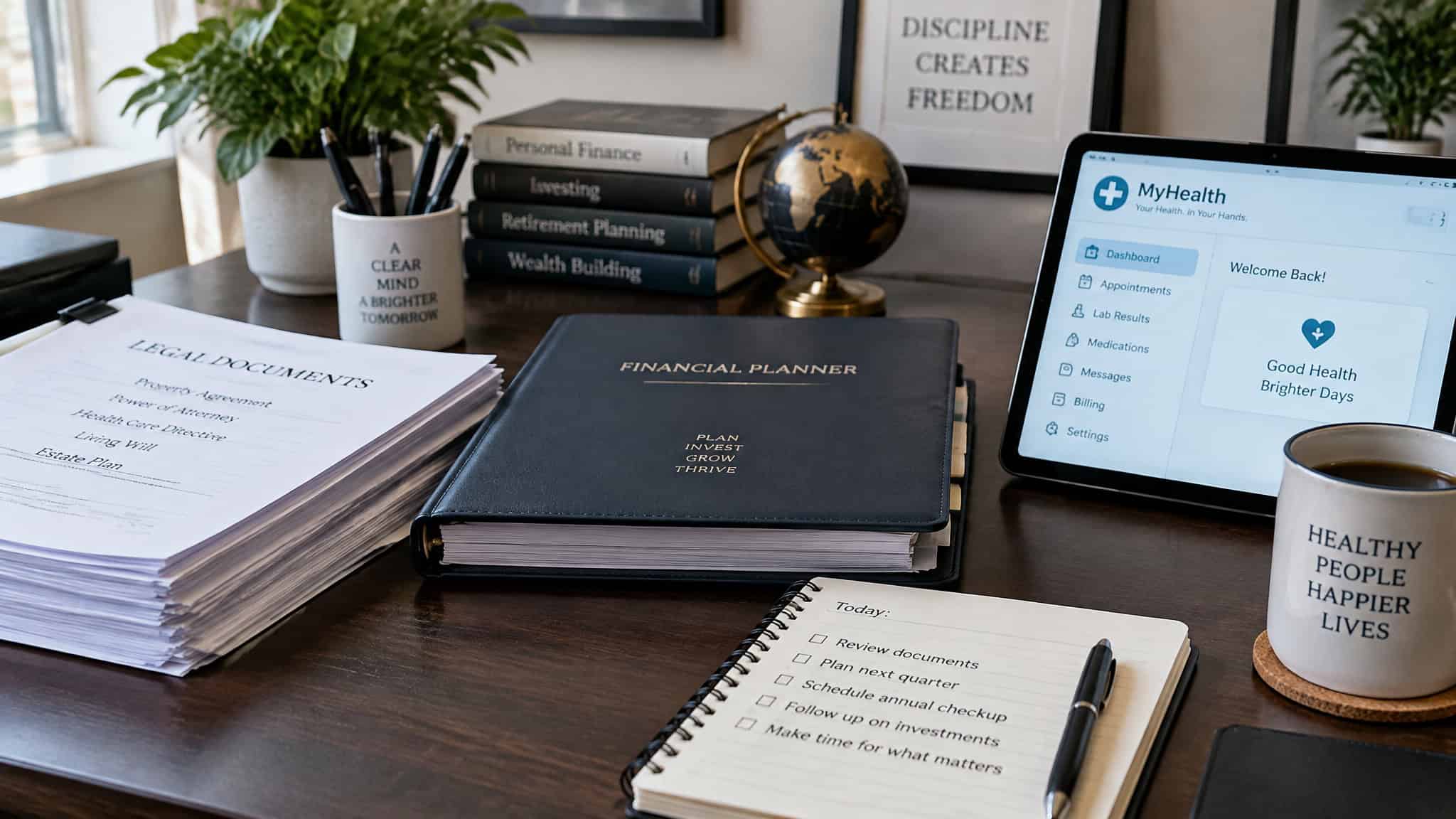 Organizing home setup using the five Ms of geriatrics.