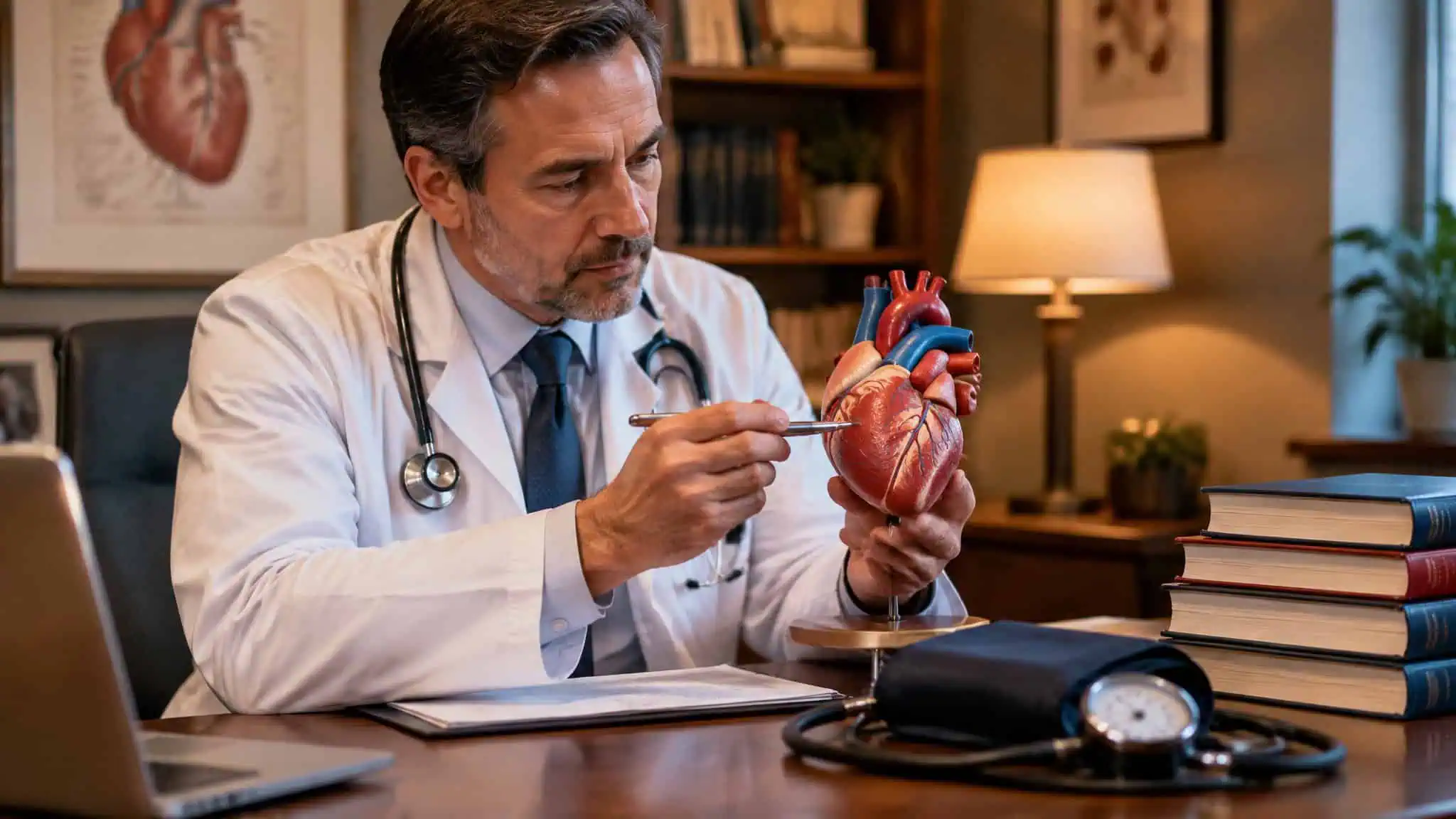 Is TRT Safe for Men? What the 5,246-Man TRAVERSE Trial Actually Found 3 Cardiologist reviewing TRT heart attack and stroke risk evidence from the TRAVERSE trial